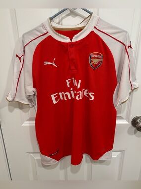 ARSENAL HOME 2017 - 2018 SOCCER JERSEY FOOTBALL SHIRT PUMA sz M